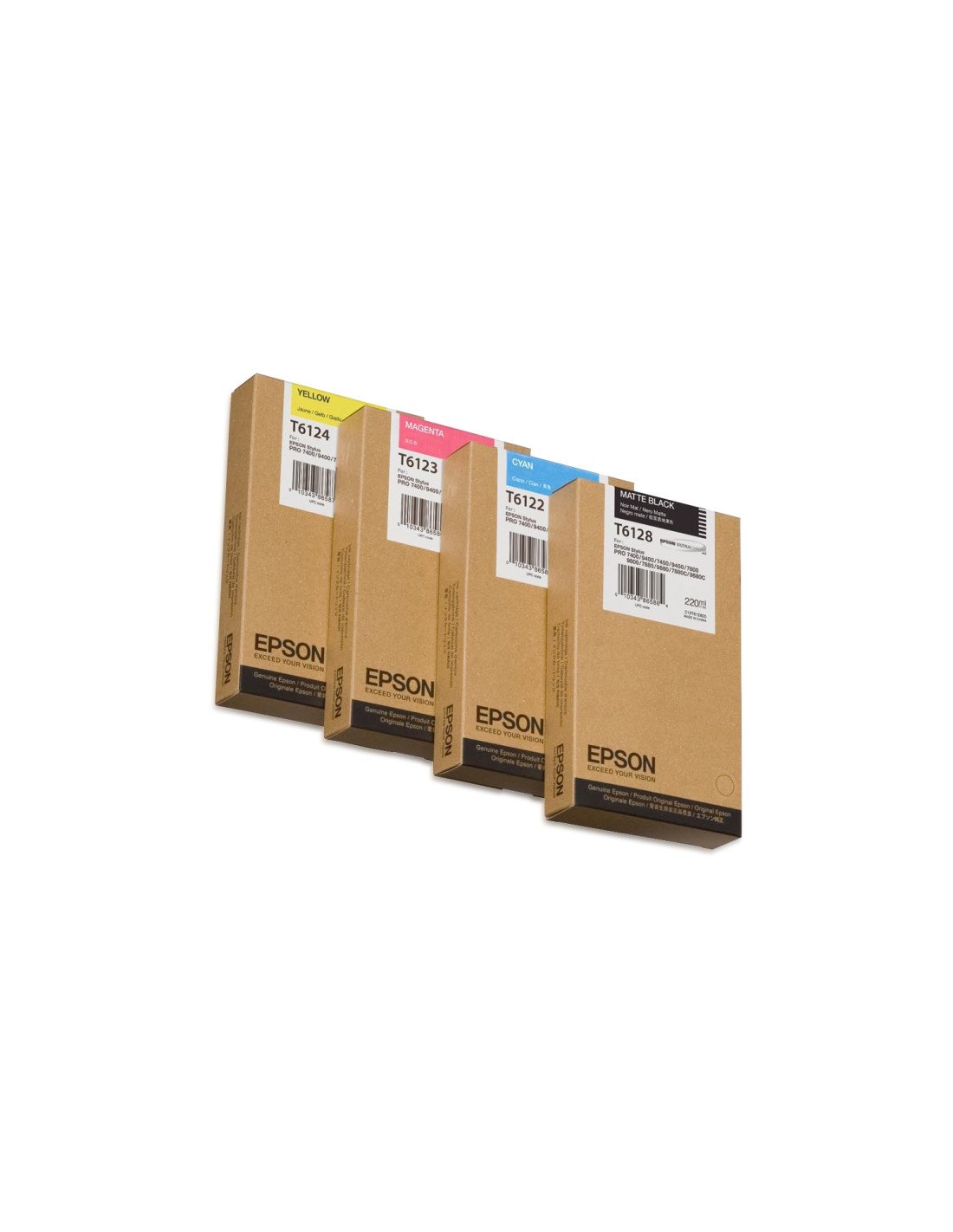 Epson Cartucho T612400 amarillo