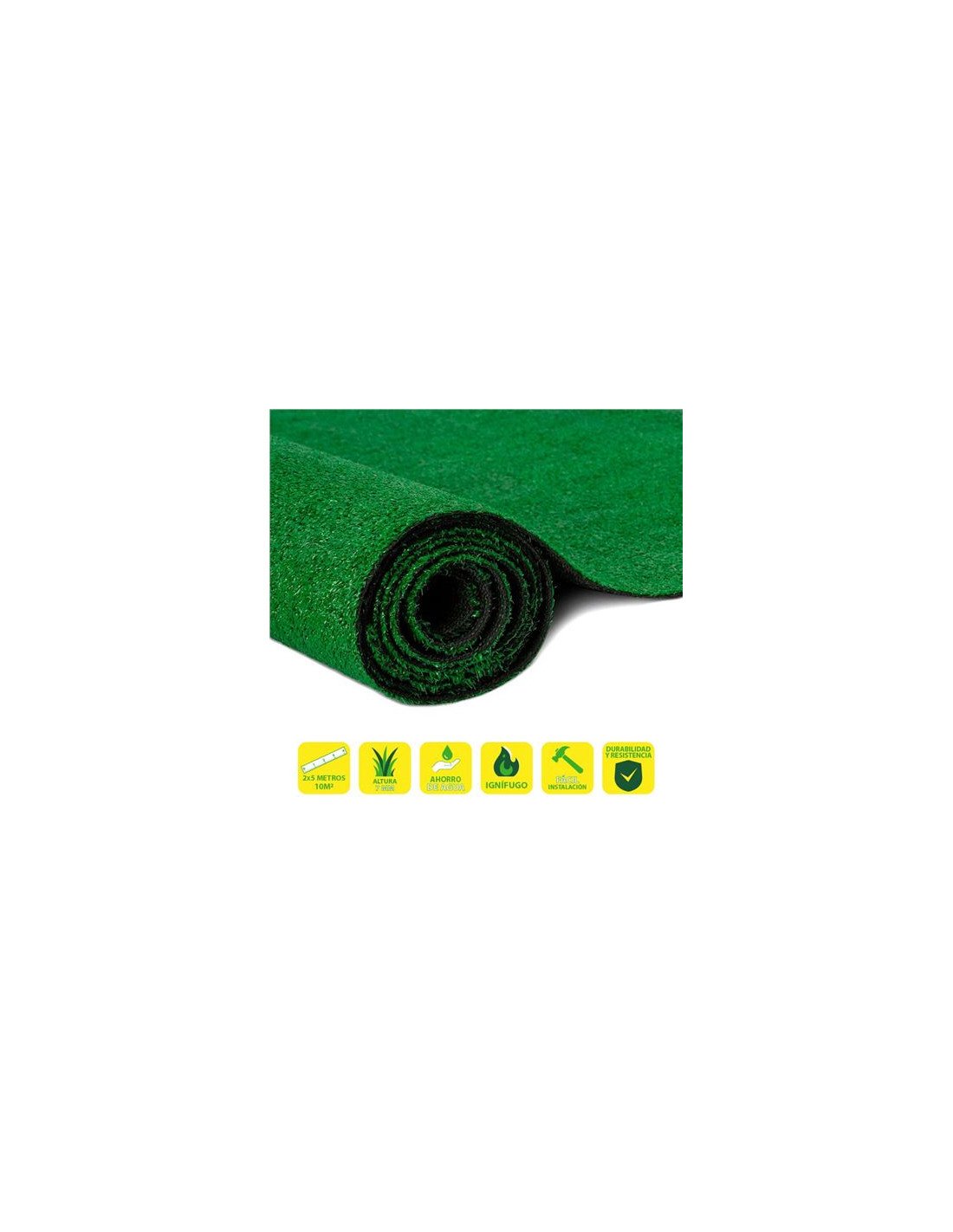 CESPED ARTIFICIAL 2X5 METROS 7MM SERIE ECOVERDE SUNGARDEN