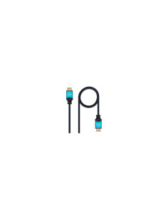 Nanocable Cable HDMI V2.0 4K@60GHz 18 Gbps A/M-A/M, negro, 1.0 m.