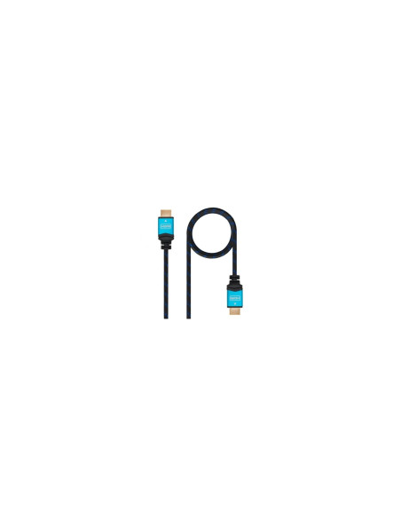 Nanocable Cable HDMI V2.0 4K@60GHz 18 Gbps A/M-A/M, negro, 1.0 m.