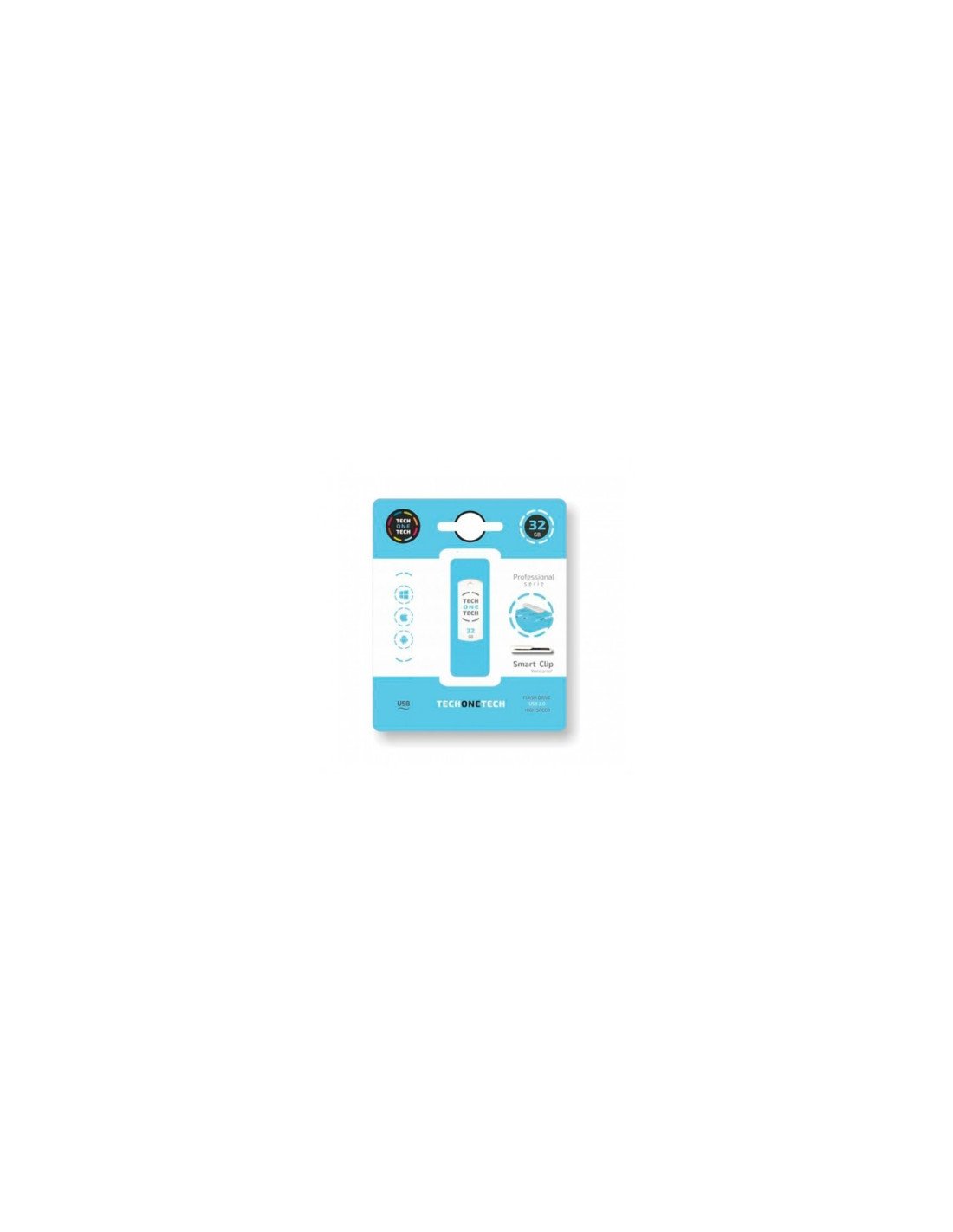 PENDRIVE TECH ONE TECH SMART CLIP 32GB TEC3003-32