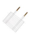 PARRILLA RECTANGULAR 67X40CM CON MANGO MADERA CAMPINGAZ
