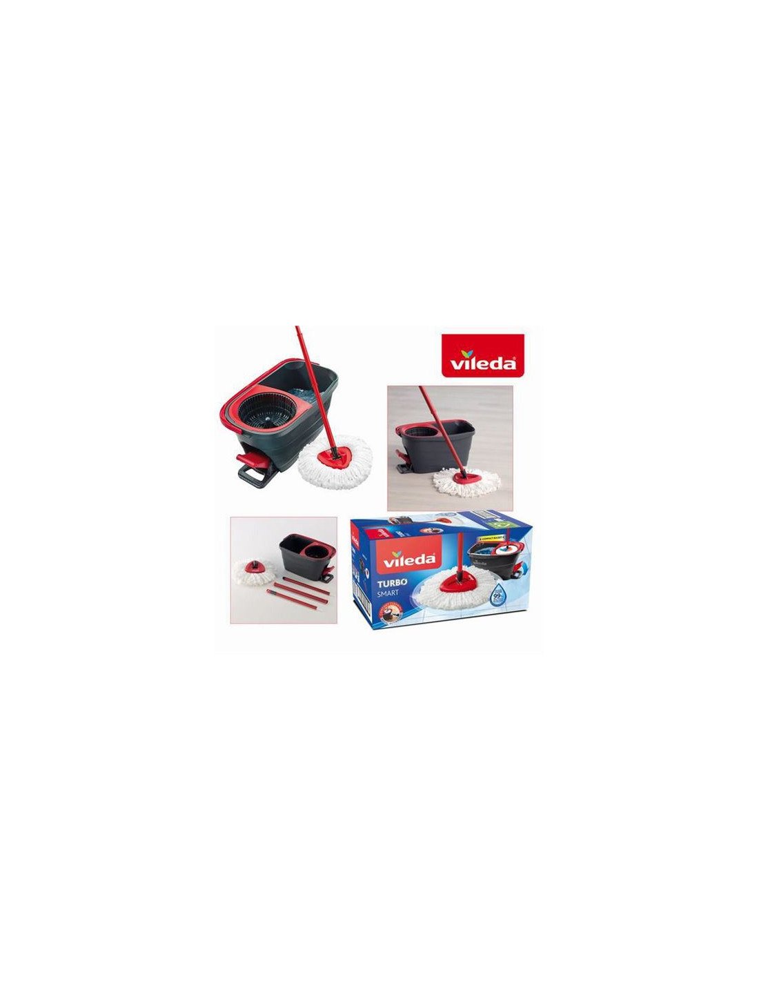PACK CUBO+FREGONA TURBO SMART VILEDA