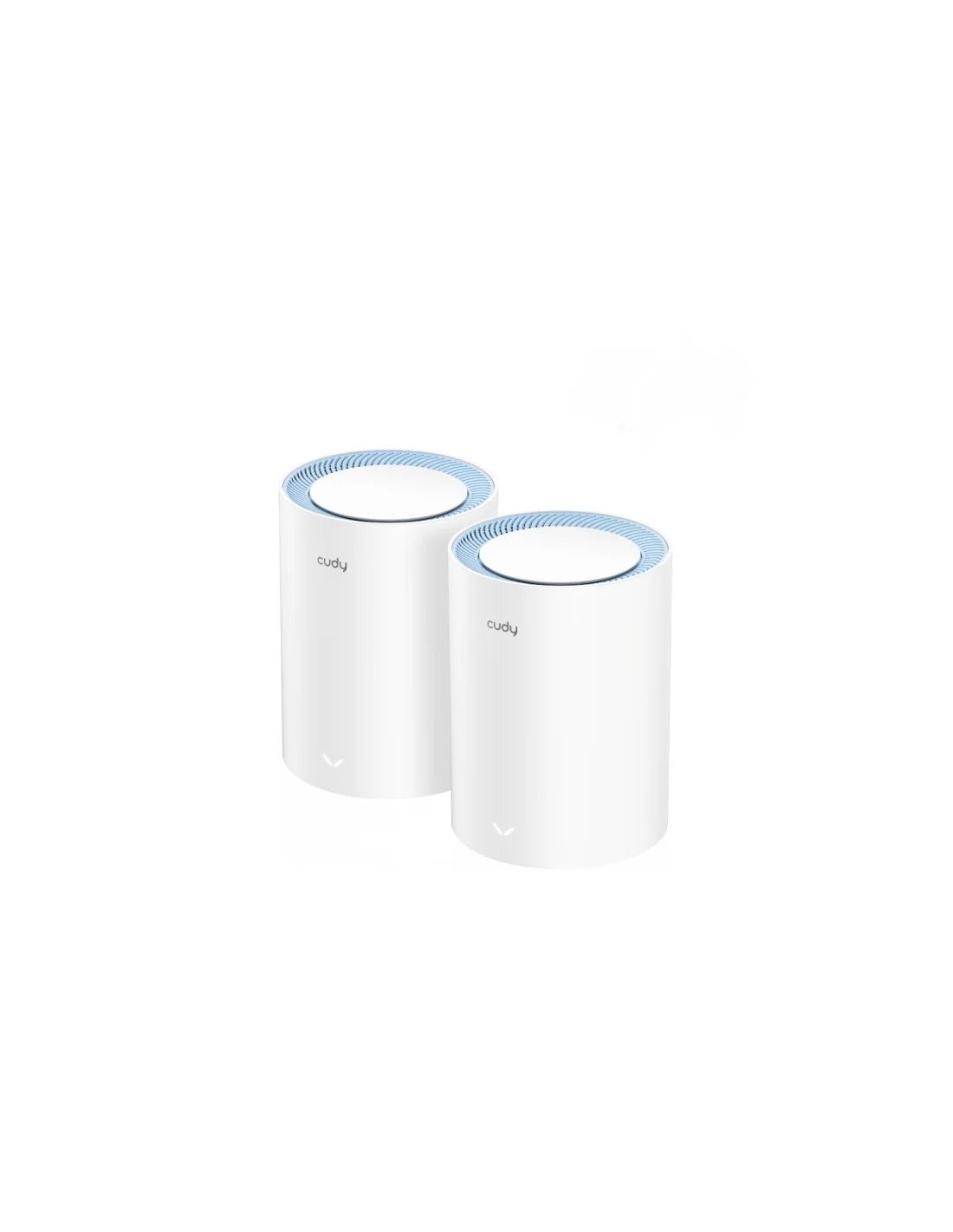 Cudy M1200 2-PACK sistema Wi-Fi Mesh (Wi-Fi en malla) Doble banda (2,4 GHz / 5 GHz) Wi-Fi 5 1 Interno