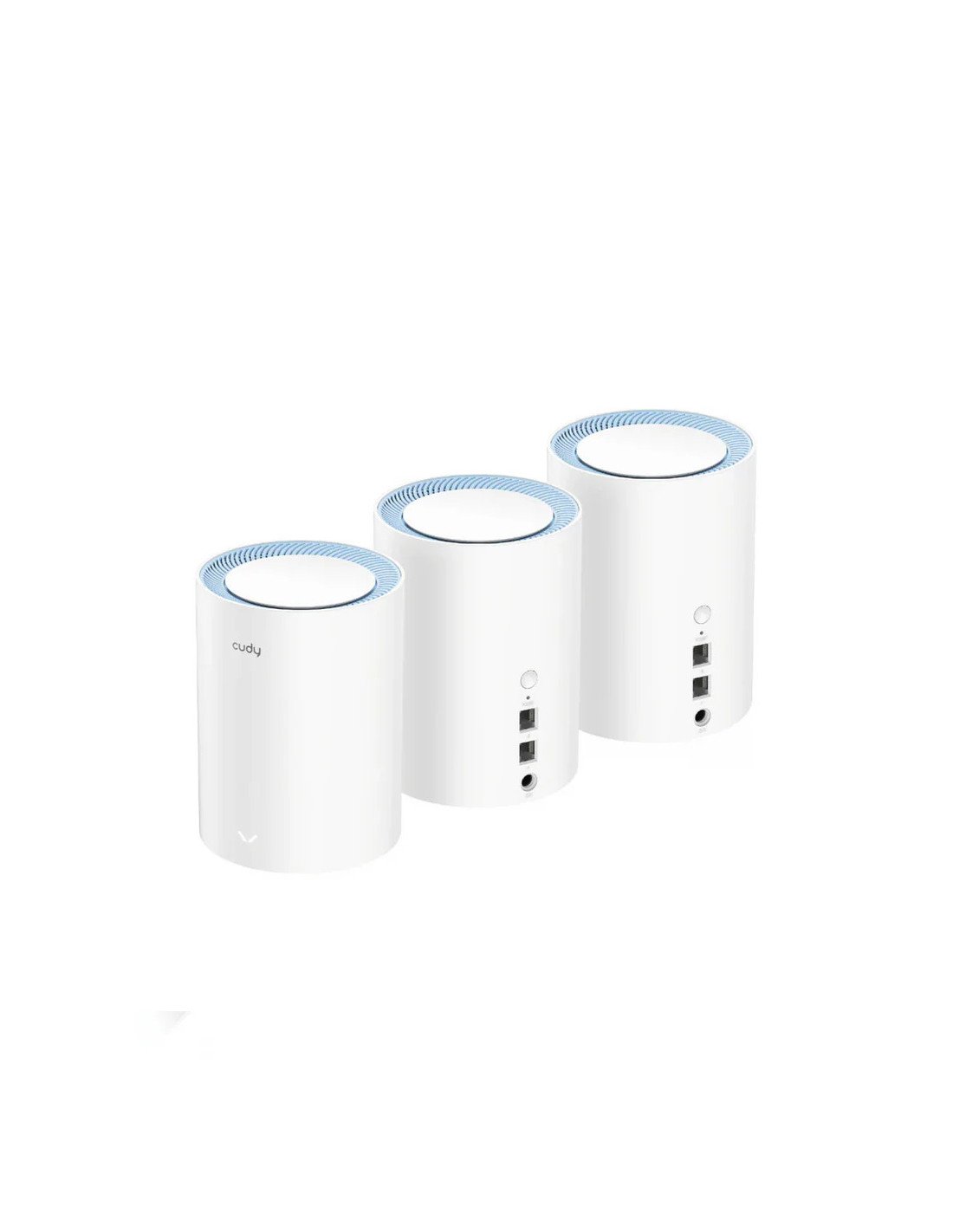 Cudy M1200 3-PACK sistema Wi-Fi Mesh (Wi-Fi en malla) Doble banda (2,4 GHz / 5 GHz) Wi-Fi 5