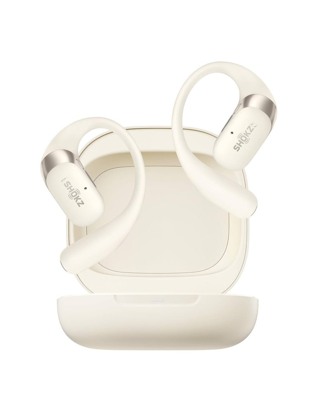 AURICULARES DE CONDUCCIÓN ÓSEA OPENFIT BEIGE SHOKZ
