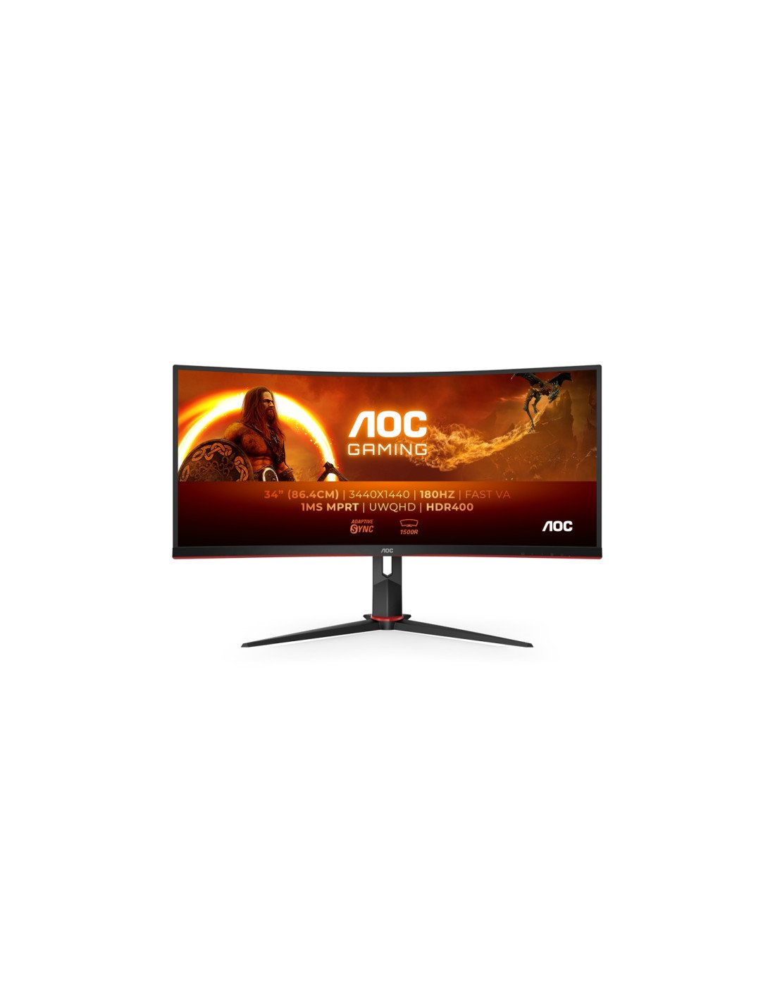 AOC G2 CU34G2XP/BK 34" 3440 x 1440 Pixeles Monitor