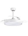 VENTILADOR DE TECHO RETRÁCTIL 30W CON LED Y 6 VELOCIDADES BLANCO MUVIP