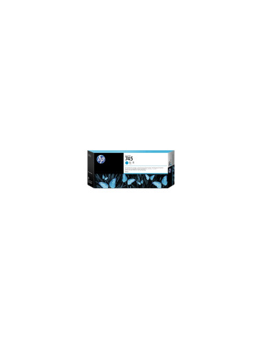 HP Cartucho de tinta DesignJet 745 cian de 300 ml