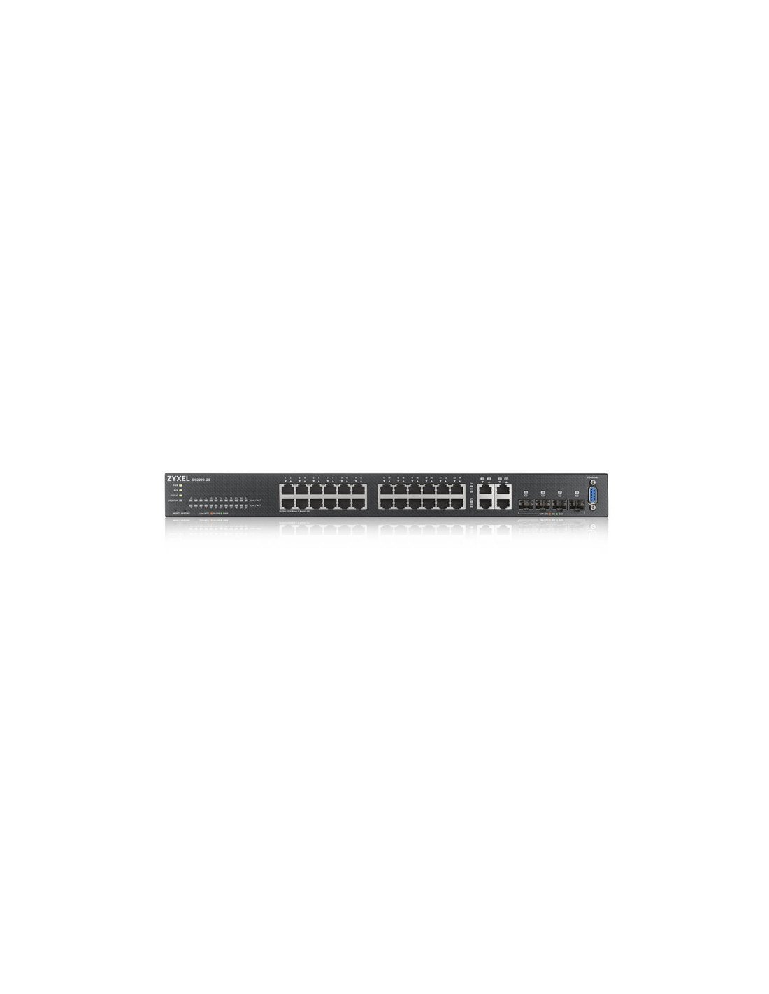 Zyxel GS2220-28-EU0101F switch Gestionado L2 Gigabit Ethernet (10/100/1000) Negro