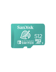 Memoria microsdxc sandisk flash 512gb UHS-I verde SDSQXAO-512G-GNCZN