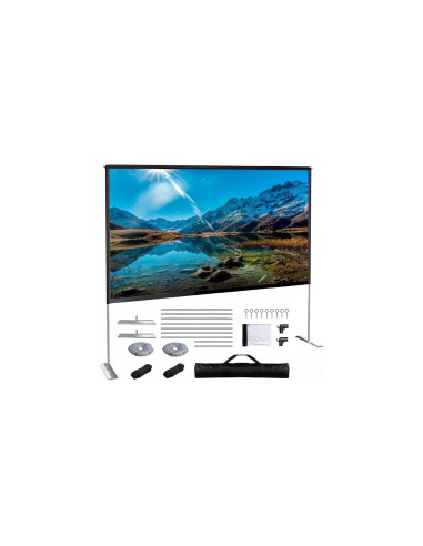 iggual Pantalla exterior portable 120" 265x149 cm