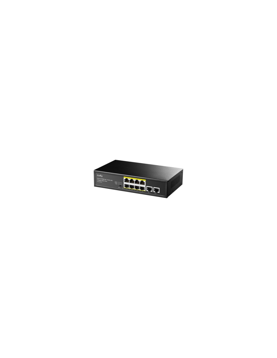 Cudy FS1010PG switch Fast Ethernet (10/100) EnergÍ­a sobre Ethernet (PoE) Negro