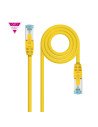 Nanocable Cable de Red Cat.7 600MHZ LSZH SFTP PIMF AWG26, Amarillo, 30 cm