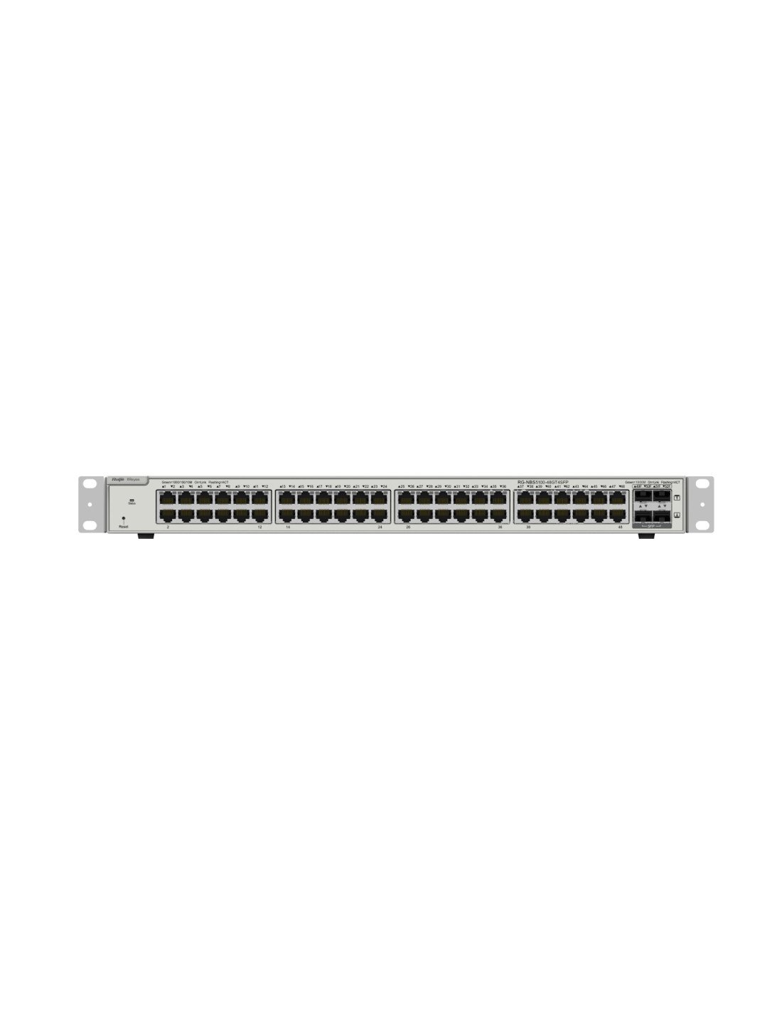 Ruijie Networks RG-NBS5100-48GT4SFP switch Gestionado L3 Gigabit Ethernet (10/100/1000) Negro