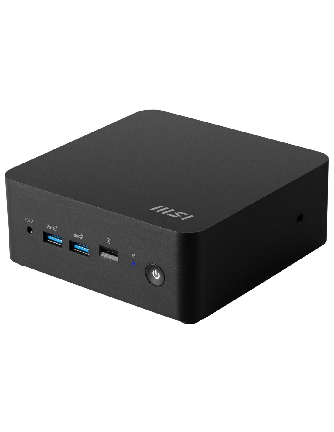 MSI Cubi NUC 1MG-023DE Intel Core 3 100U 8 GB DDR5-SDRAM 256 GB SSD Windows 11 Pro Mini PC Negro