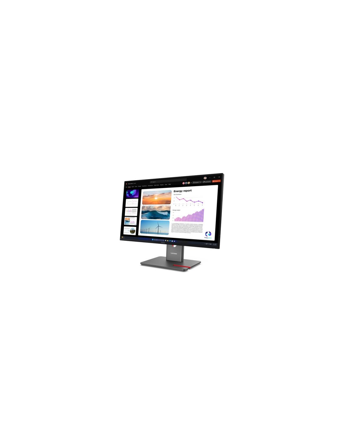 Lenovo ThinkVision P24Q-40 pantalla para PC 60,5 cm (23.8") 2560 x 1440 Pixeles Quad HD LCD Negro