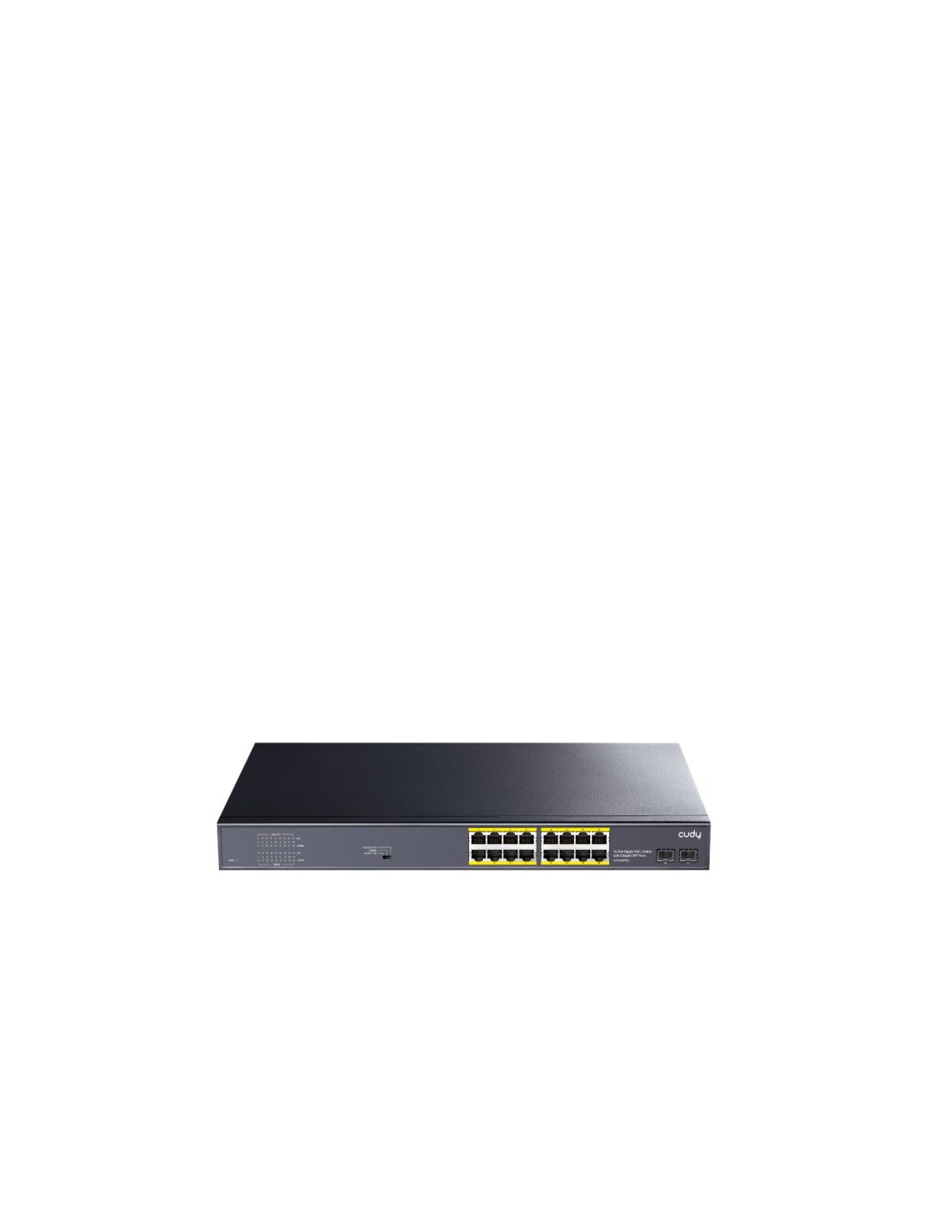 Cudy GS1020PS2 switch Gigabit Ethernet (10/100/1000) Energía sobre Ethernet (PoE) Negro