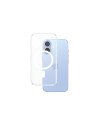PanzerGlass ® HardCase Transparent w. White MagSafe iPhone 16 funda para teléfono móvil Transparente