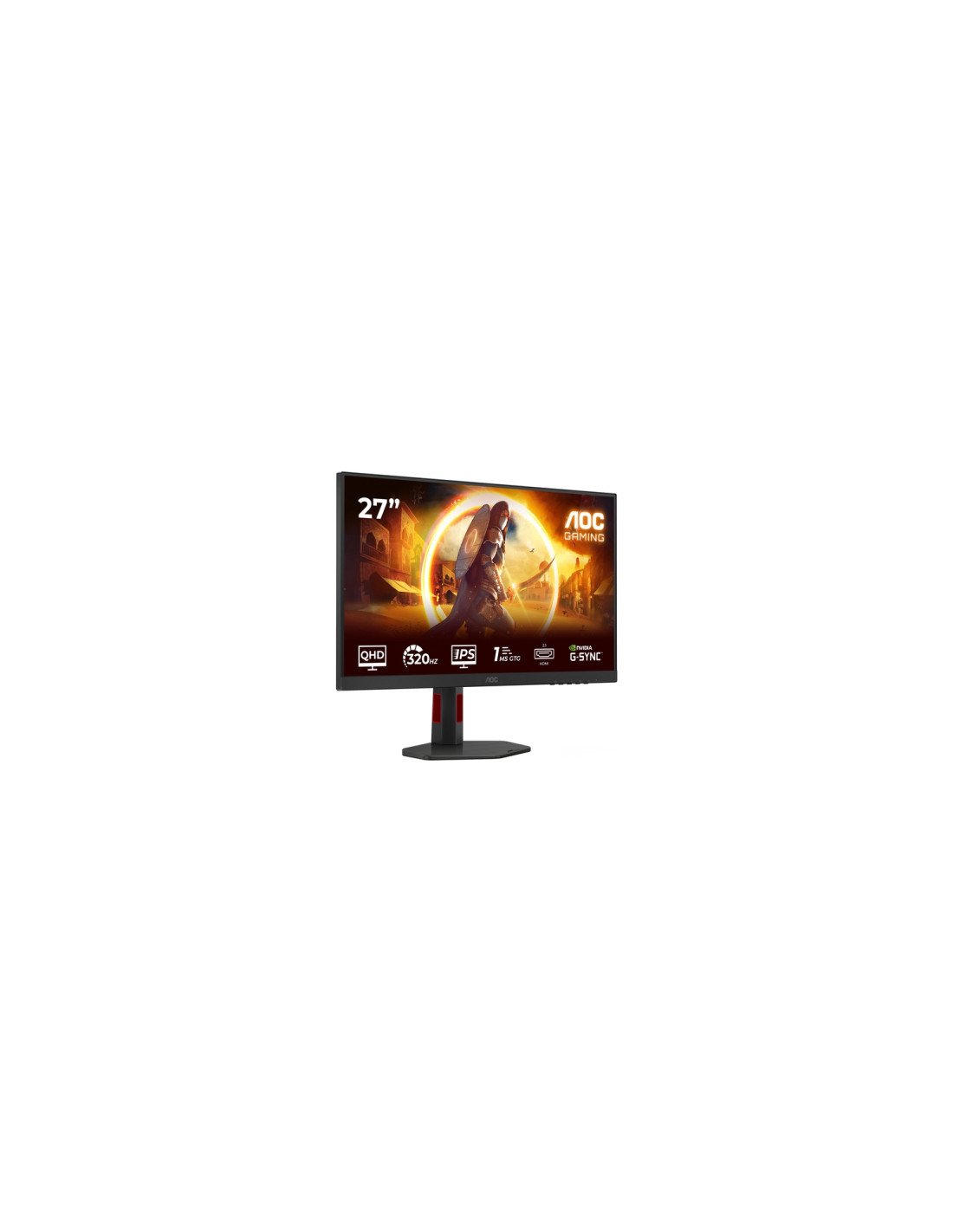 AOC G4 Q27G4SRU pantalla para PC 68,6 cm (27") 2560 x 1440 Pixeles Quad HD LED Negro, Rojo