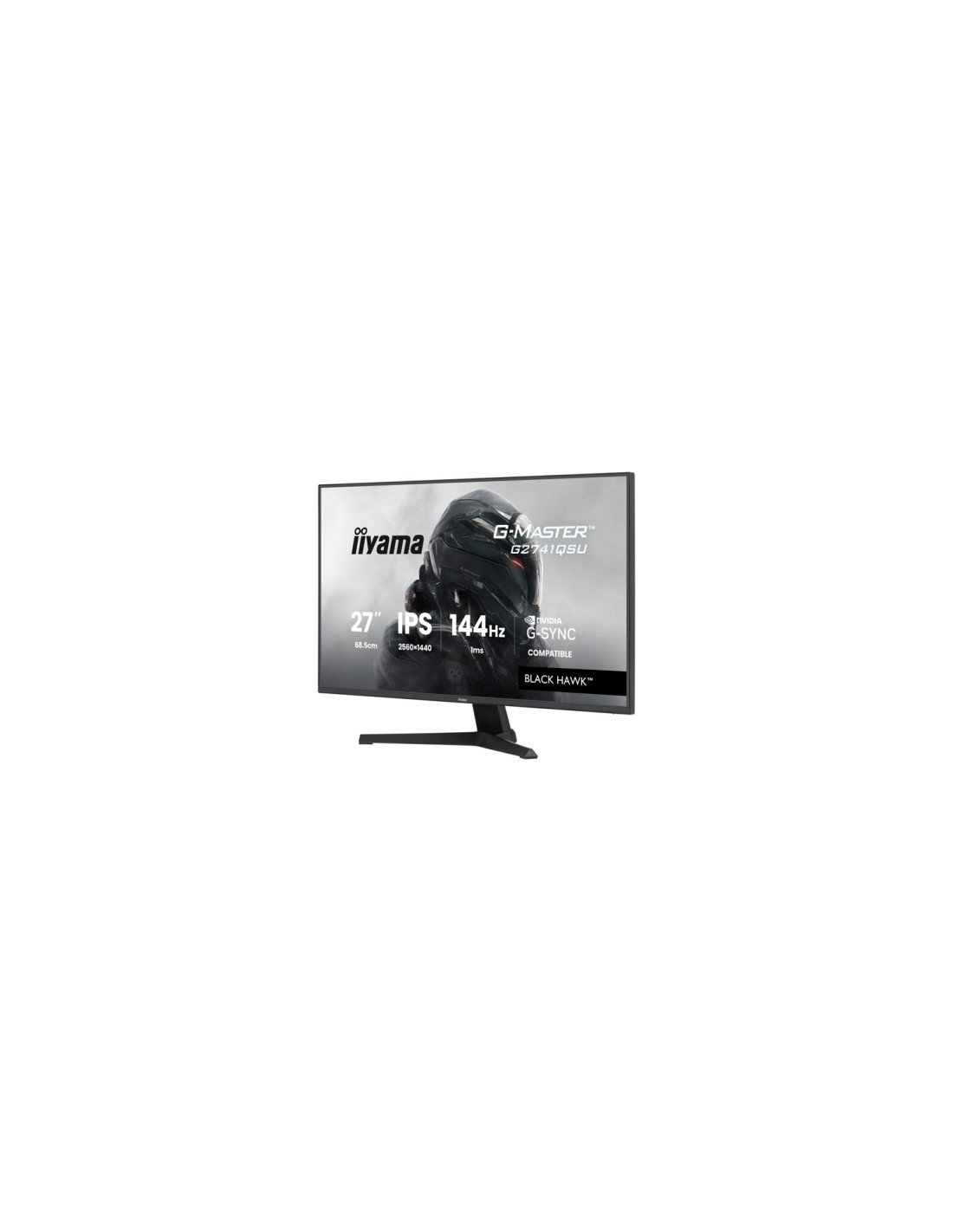 iiyama G-MASTER G2741QSU-B1 pantalla para PC 68,6 cm (27") 2560 x 1440 Pixeles 4K Ultra HD QLED Negro