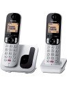 Panasonic KX-TGC252SPS Teléfono inalámbrico Duo Gris/Negro