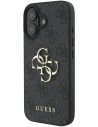 FUNDA IPHONE 16 GUESS CON LOGO NEGRA