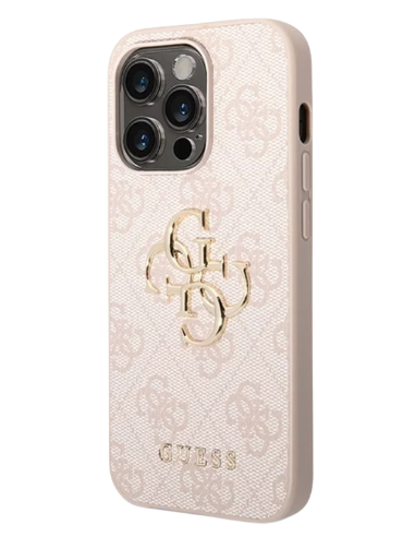 FUNDA IPHONE 16 CON LOGO ROSA