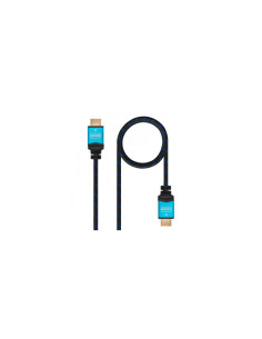 Nanocable Cable HDMI V2.0 4K@60GHz 18 Gbps A/M-A/M, negro, 2.0 m. 2