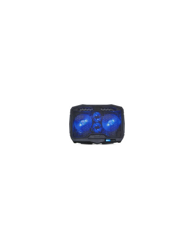 SOPORTE PORTATIL SPIRIT OF GAMER AIRBLADE 600 PARA PORTATILES HASTA 17.3P ILUMINACION LED 2XUSB AZUL SOG-VE600BL