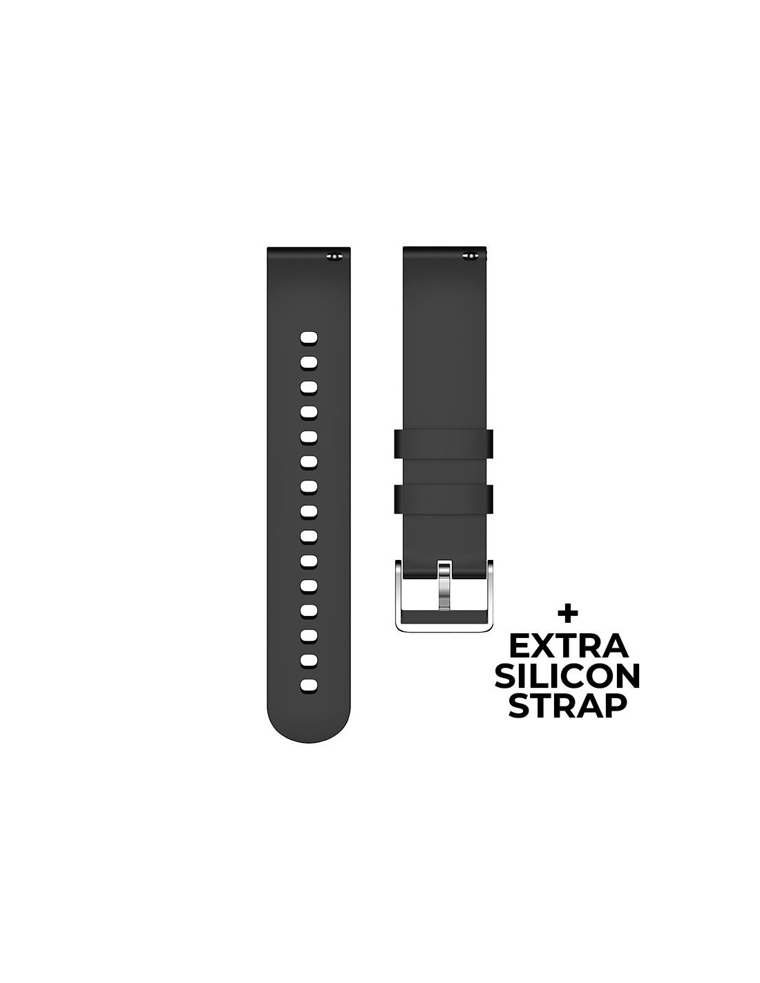 SMARTWATCH COOL ULTRATHIN + 2 CORREAS NEGRO