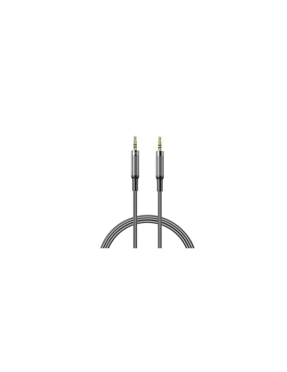 CABLE AUDIO JACK 3.5 - JACK 3.5 TRENZADO NEGRO NBR279C XO