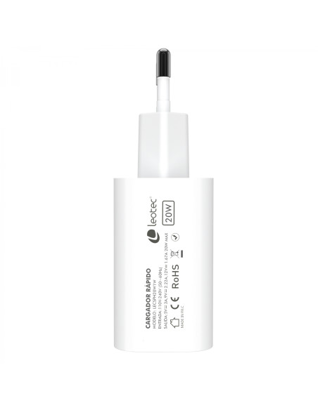 Leotec Cargador rápido 20W USB-C