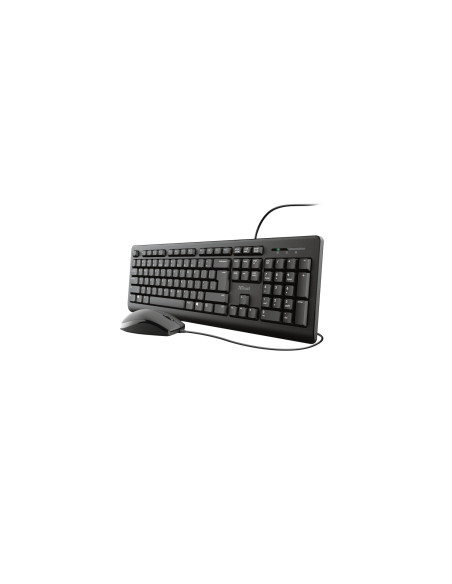 Trust TKM-250 teclado Ratón incluido Universal USB Español Negro
