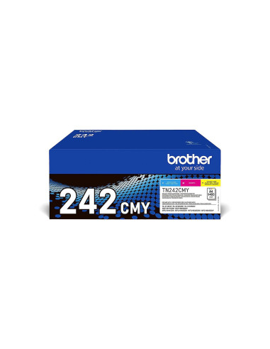 Brother TN-242CMY cartucho de tóner 1 pieza(s) Original Cian,