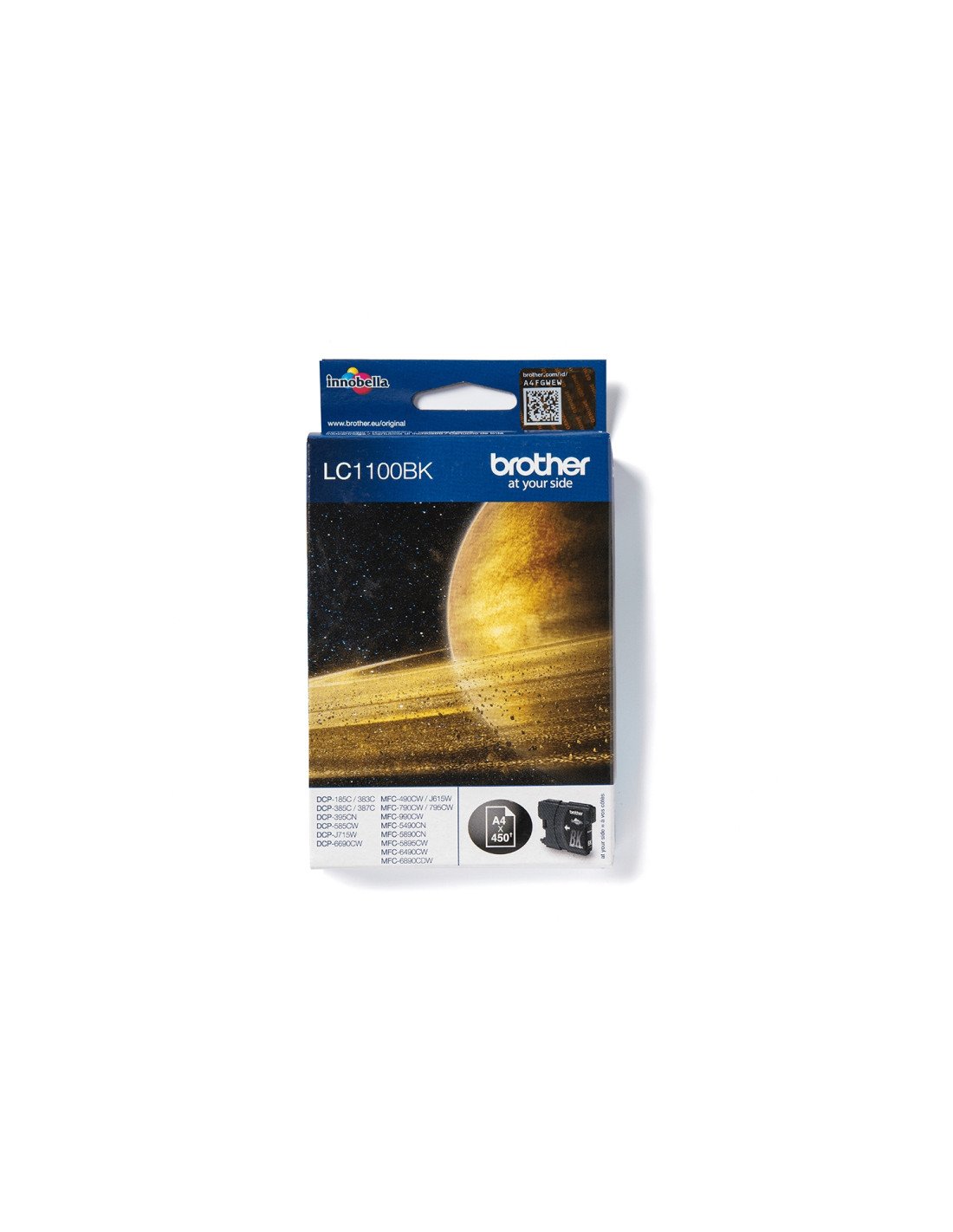 Brother LC1100BK cartucho de tinta 1 pieza(s) Original Negro