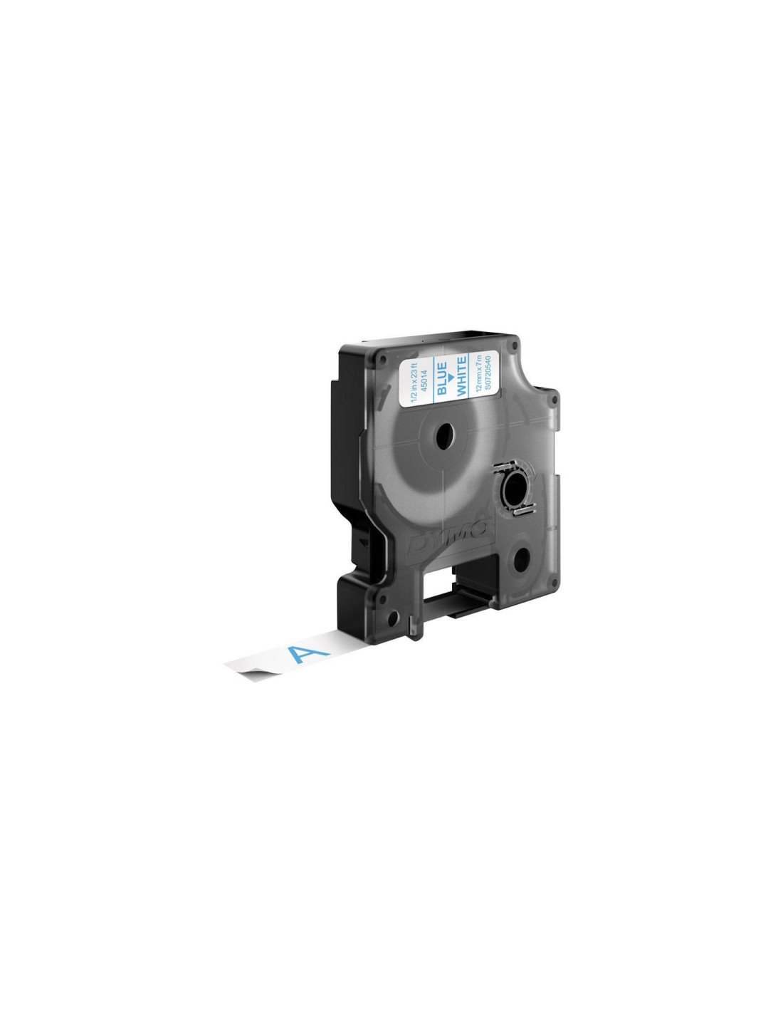 DYMO D1 - Etiquetas estándar - Azul sobre blanco - 12mm x 7m