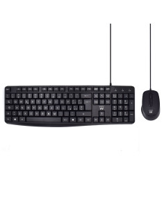 Ewent EW3005 teclado Ratón incluido Oficina USB QWERTY Italiano Negro