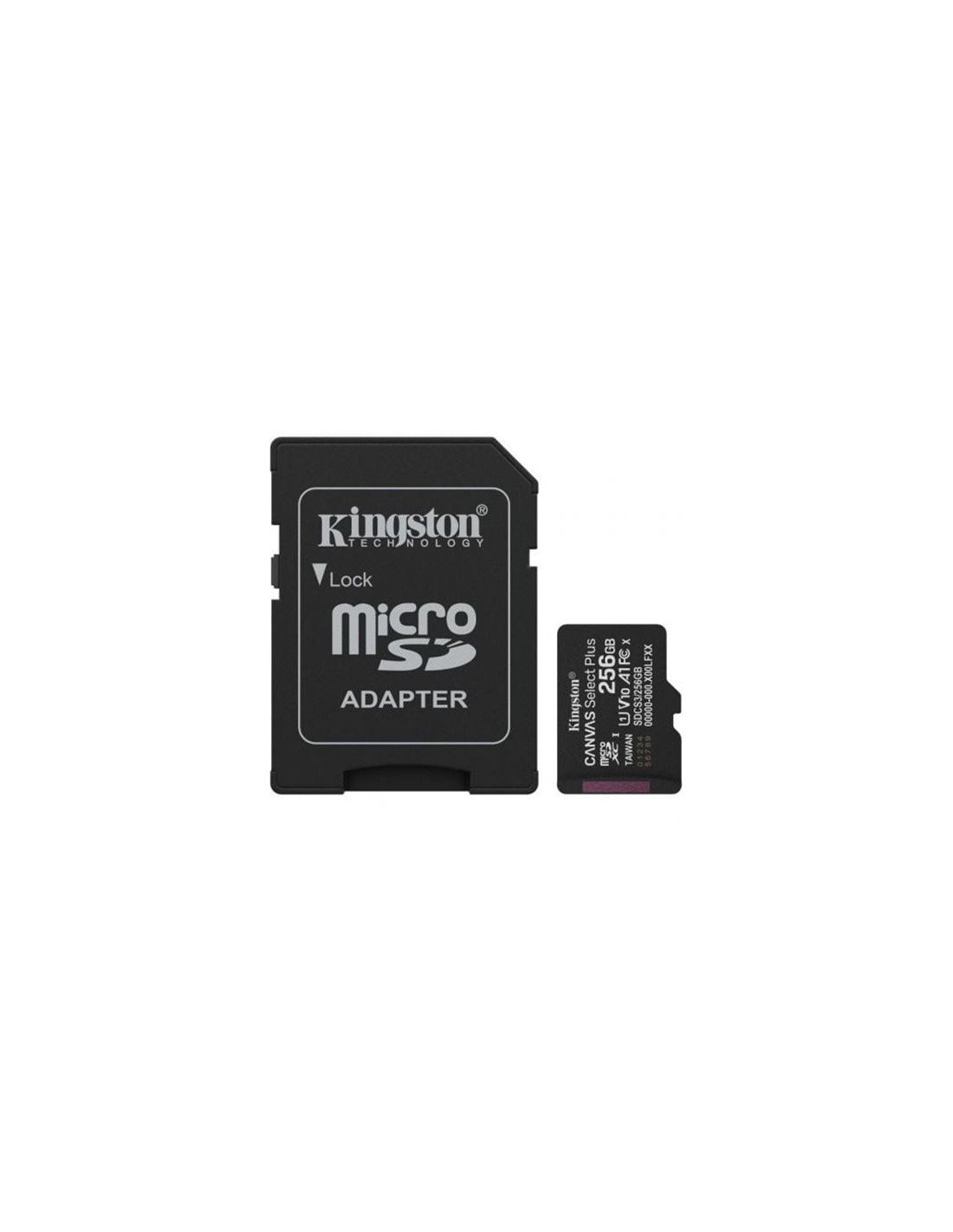 MEMORIA MICRO SD KINGSTON CLASE 10 256GB 100MB/S