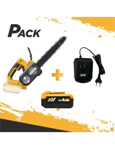 SIERRA DE PODA 12\" + BATERÍA 4AH + CARGADOR BLIM