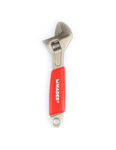 LLAVE INGLESA 8\"- 200MM MANGO RECUBIERTO ROJO MADER