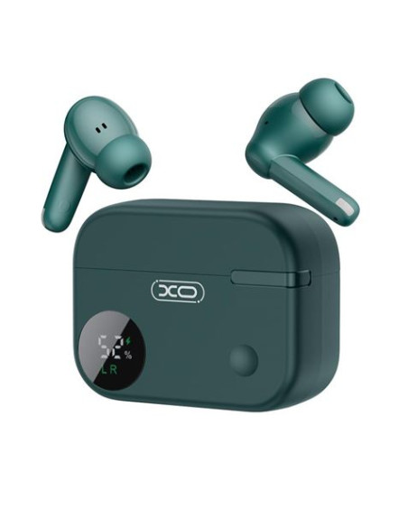 AURICULARES TWS CON CAJA LCD G34 VERDE XO