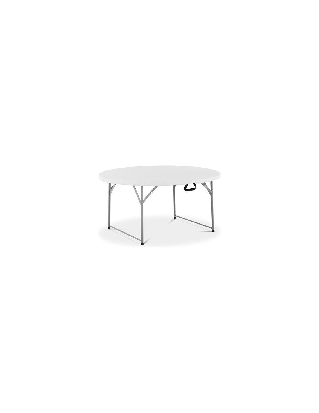MESA DE RESINA REDONDA PLEGABLE 160X74CM 4.5CM SUNGARDEN
