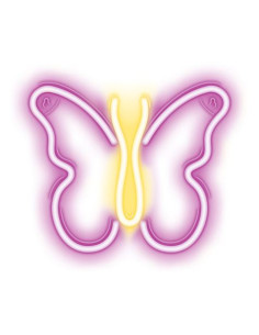 LAMPARA DECORATIVA NEON LED BUTERFLY FOREVER