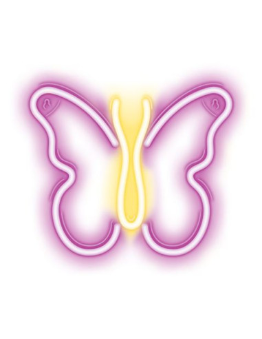 LAMPARA DECORATIVA NEON LED BUTERFLY FOREVER