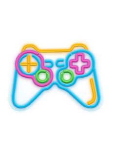 LAMPARA DECORATIVA NEON LED GAMEPAD FOREVER