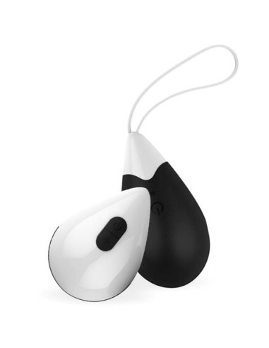 HUEVO VIBRADORCON SILICONA A CONTROL REMOTO NEGRO DROPS