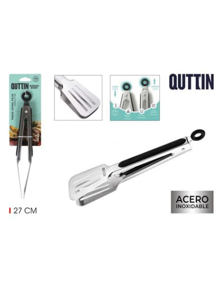 PINZAS DE COCINA 27CM ACERO INOX QUTTIN