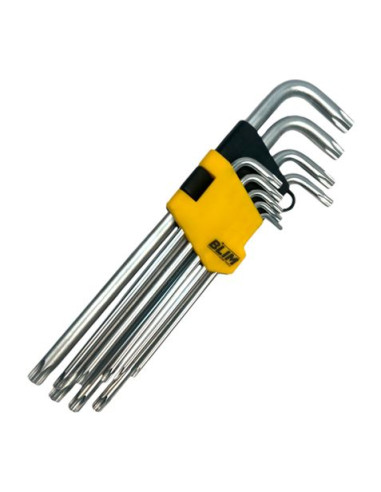 JUEGO LLAVES TORX LARGAS 9 PCS BLIM
