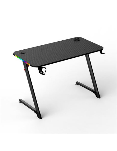 MESA GAMING PRO1700 FIBRA CARBONO LUZ RGB MUVIP